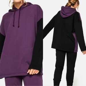 Outdoor Voices Purple and Black Hoodie